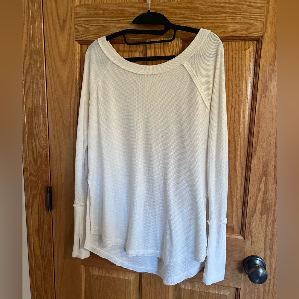 Free People Long Tunic white